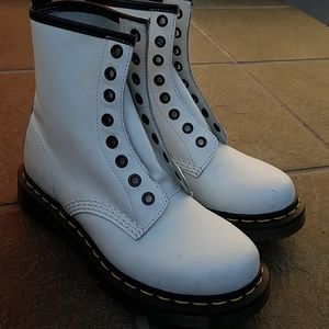 Dr. Marten's White Boots